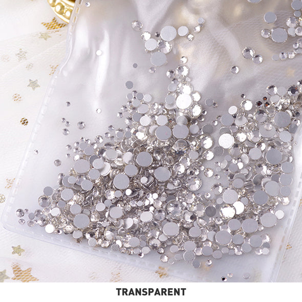 Nail Jewelry Transparent AB Diamond