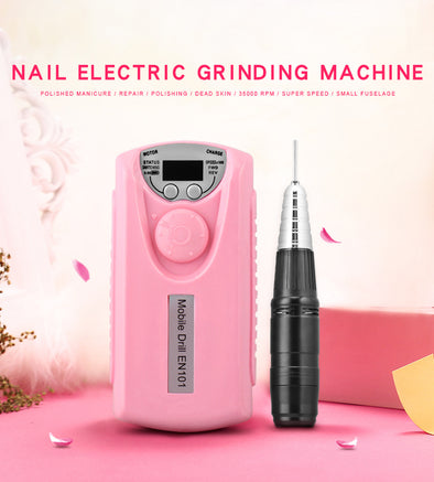 Nail Drill Machine Portable Rechargeable Nail Drill Bits
