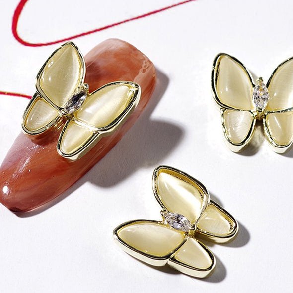Three-dimensional Butterfly Nail Jewelry
